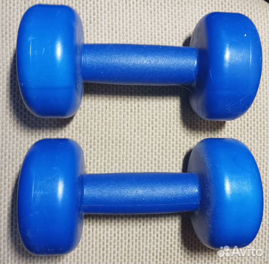 Гантели 2 шт. по 2 кг. каждая