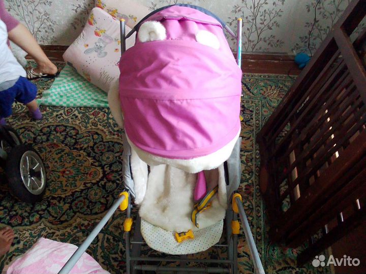 Детские санки коляска