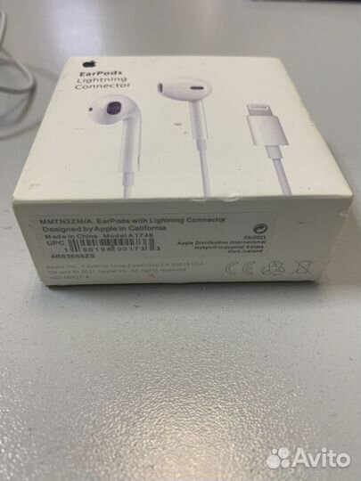 Наушники earpods lightning