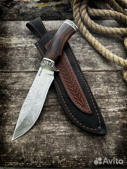 Универсальный нож ручной работы из стали PGK