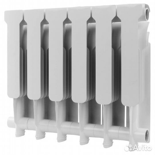 Алюминиевый радиатор Rommer Profi 350, 6 секций