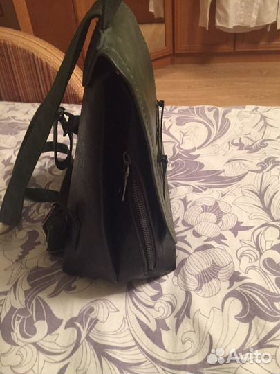 Рюкзак натуральная кожа бу