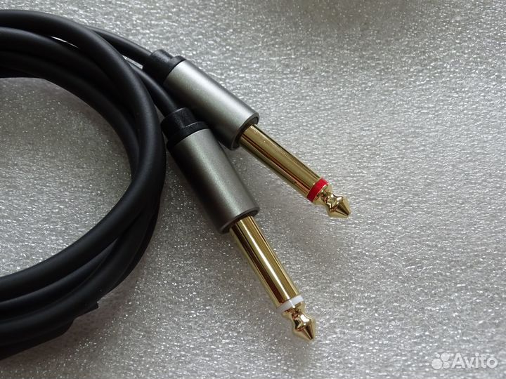 Кабель-переходник mini-jack 3.5 mm - 2х Jack 6.35