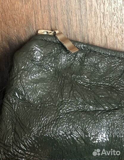 Сумка клатч с мехом