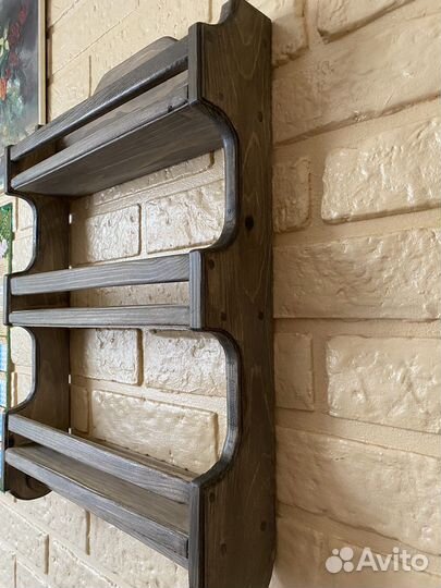 Кухонная полочка для специй деревянная (Не Икея)