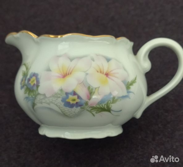 Чешский молочник и чайная пара Богемия Haas&Czjzek