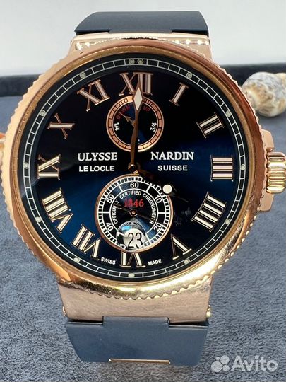 Золотые часы Ulysse Nardin