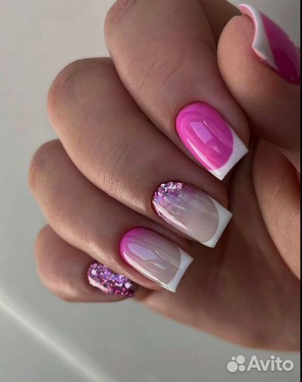 Гель- лак, наращивание -любые дизайны