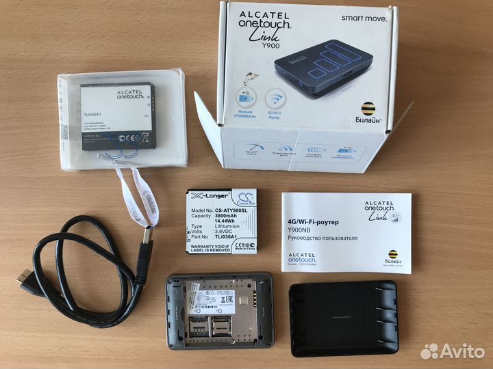 4G LTE Cat.6 портативный модем-роутер Alcatel Y900