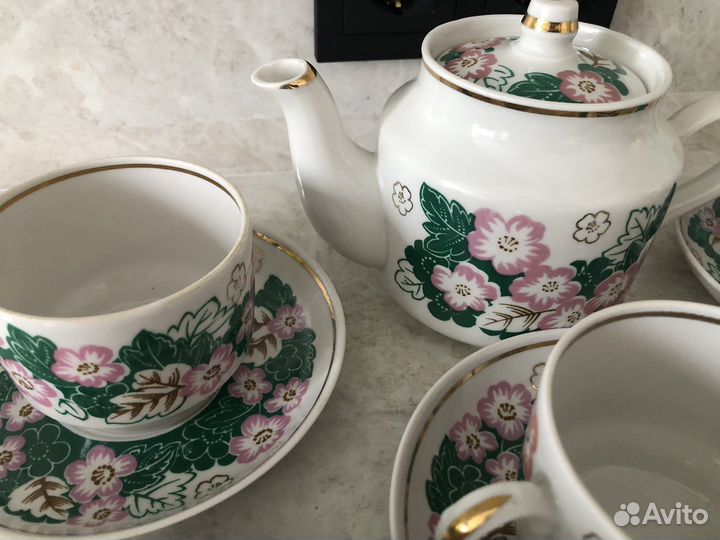 Сервиз чайный Дмитровский фарфоровый завод
