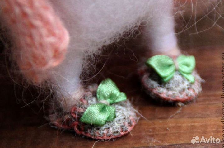 Мышонок ангел домашнего уюта, авторская кукла