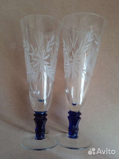 Стекло СССР. Бокалы, рюмки