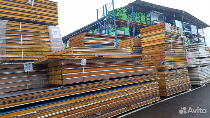 Сэндвич панели 10000 м2 в наличии
