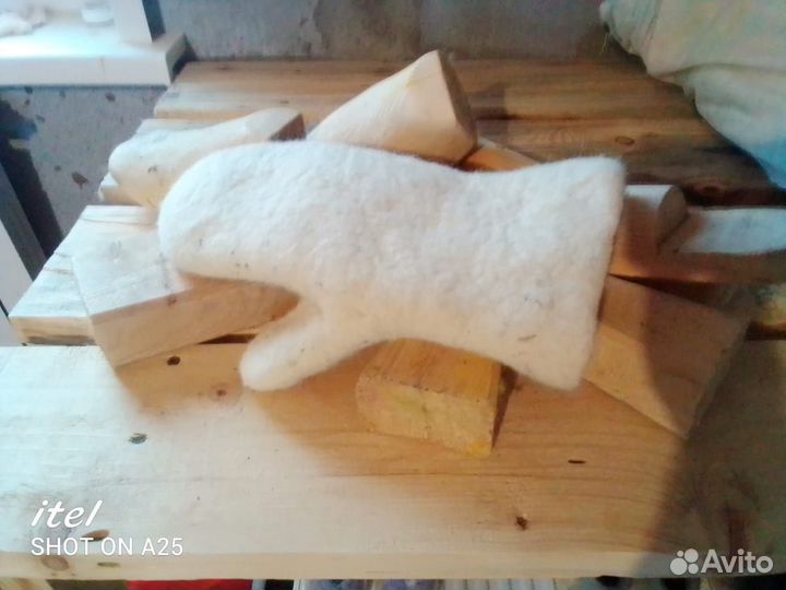 Варежка для бани