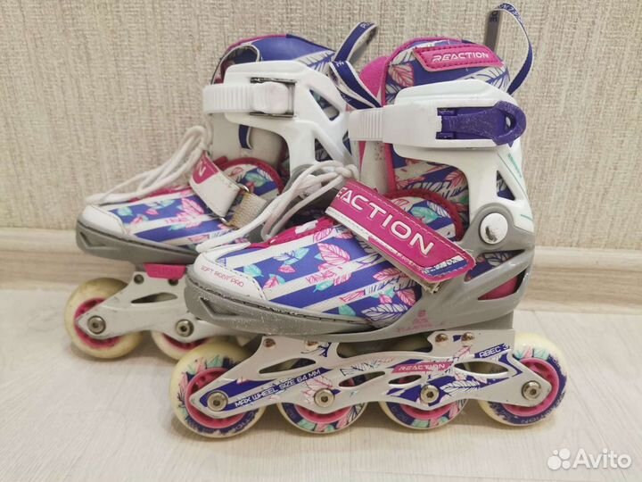 Роликовые коньки детские раздвижные 26-31 р