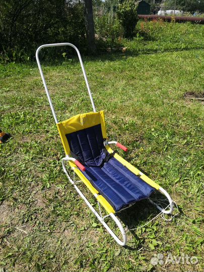Детские зимние складные санки