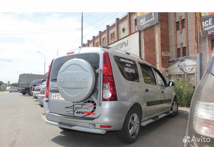 Колпак запаски LADA Largus серебристый+ кронштейн