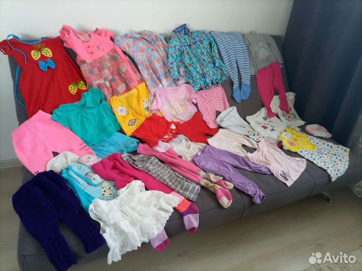За весь пакет на девочку 1-3 года