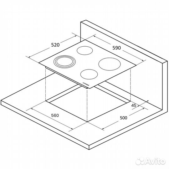 Электрическая панель Kuppersberg ECS 603 (0947)