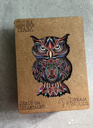 Пазл деревянный Сова