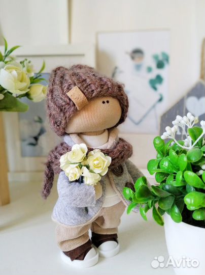 Интерьерная кукла ручной работы