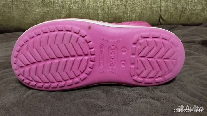 Сапоги crocs для девочки, р. 35