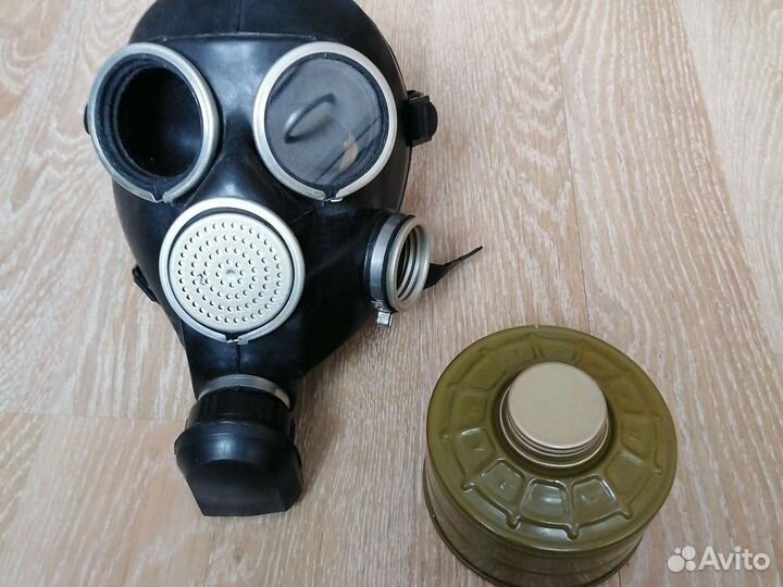 Противогаз гражданский гп-7 чёрный