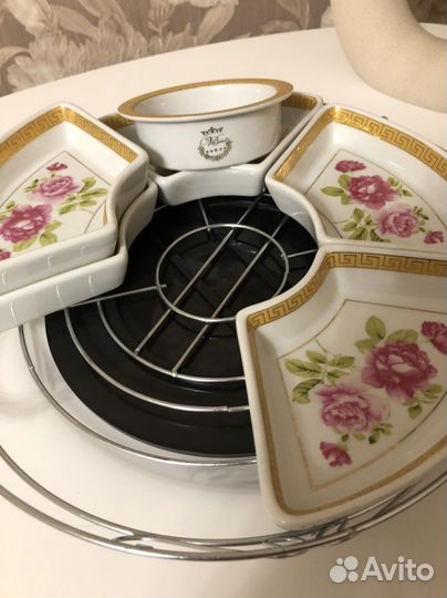 Менажница фарфор