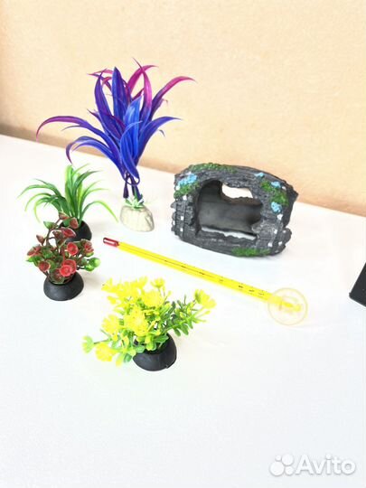 Аквариум 5л комплект с кормом и декорациями