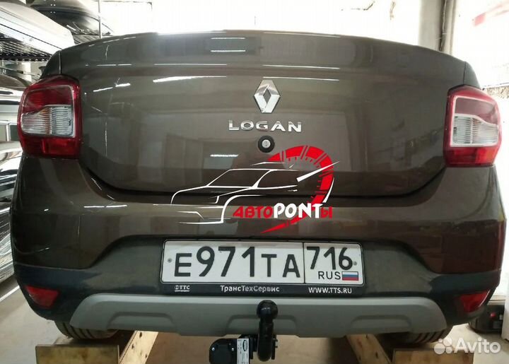 Фаркоп Renault Logan 1 и 2 кузова и установка