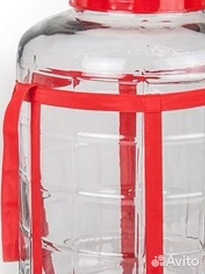 Бутыль 18л с крышкой-гидрозатвором