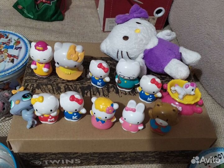 Hello kitty китти игрушки фигурки оригинал