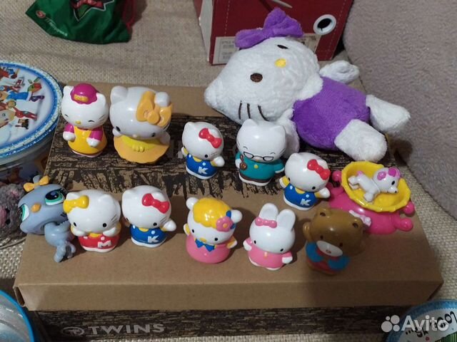 Hello kitty китти игрушки фигурки оригинал