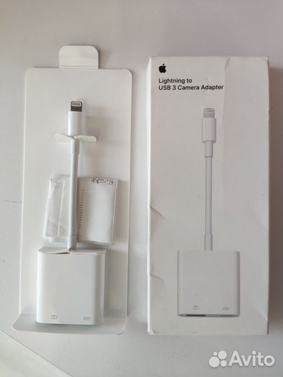 Apple lightning to USB 3 camera adapter for iPhone