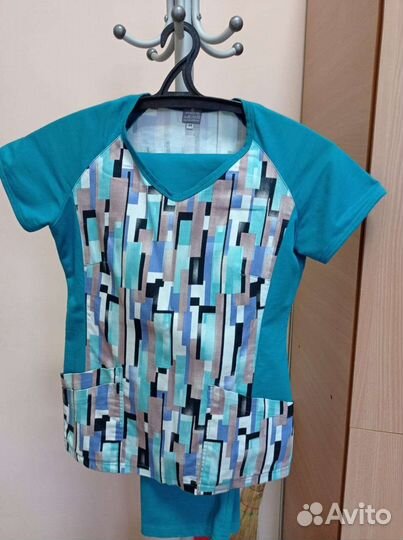 Медицинский костюм трикотажный 44р