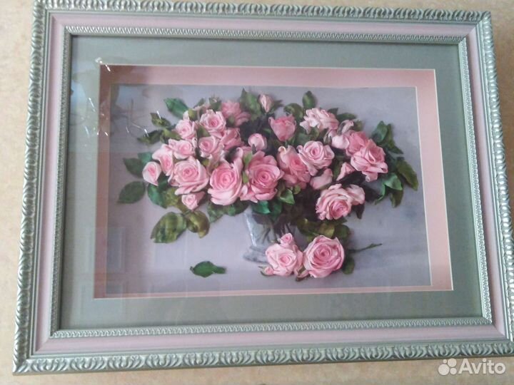 Картина лентами 