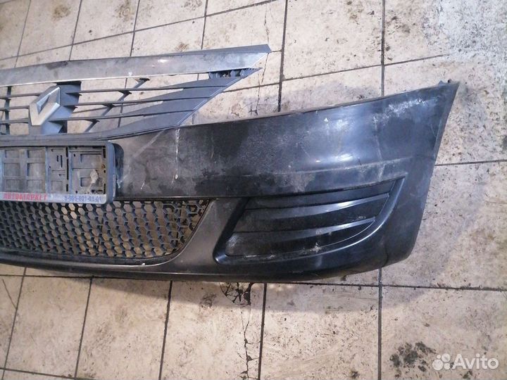 Бампер передний Renault Logan 1 фаза 2