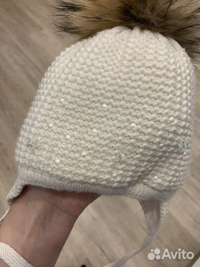 Шапка зимняя на девочку