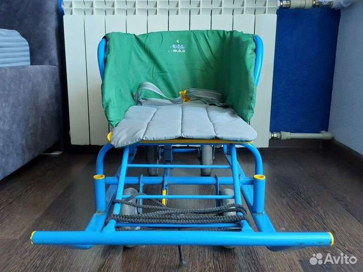 Детские санки на колесах