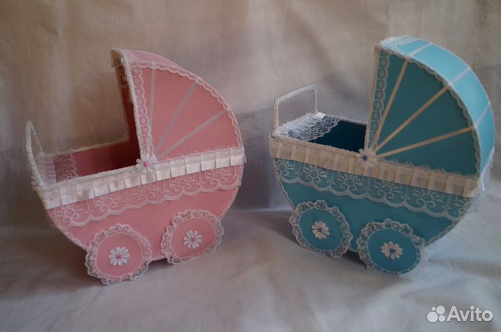 Колясочки на свадьбу для сбора денег (пара)