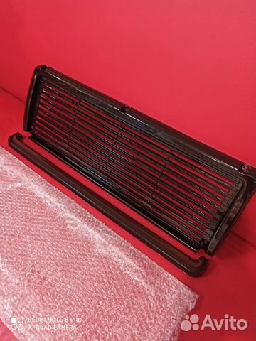 Решетка радиатора 2107 рогожка (чёрная)