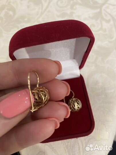 Серьги проба 585