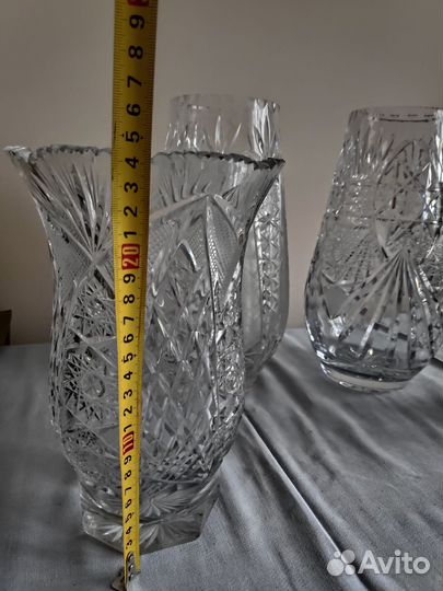 Вазы хрусталь