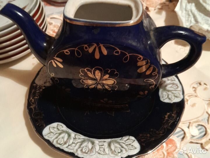 Чайник кобальт