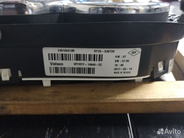 Панель приборов Renault Logan 2