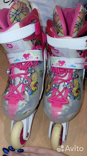 Роликовые коньки детские раздвижные