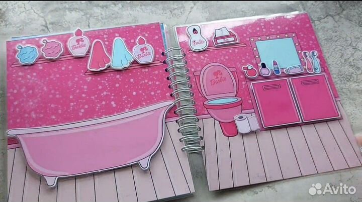 Альбом на липучках Барби