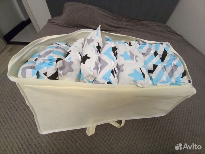 Бортики подушки в детскую кроватку