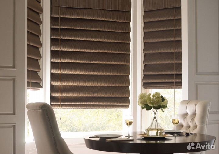 Римские шторы и жалюзи