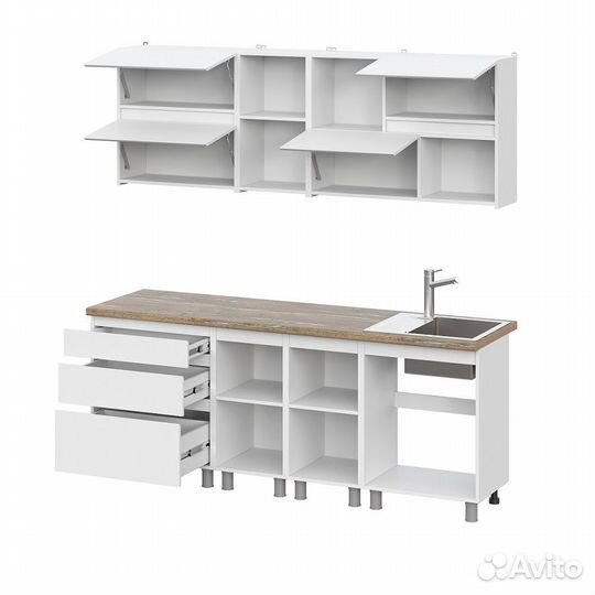 Модульная кухня Одри 2.1 м. Комплект 2